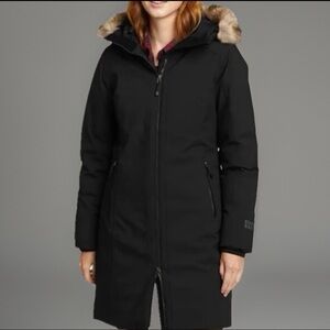 LARGE Eddie Bauer Women's Stadium Coat BLACK